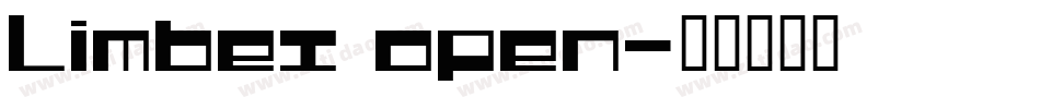 Limbex open字体转换